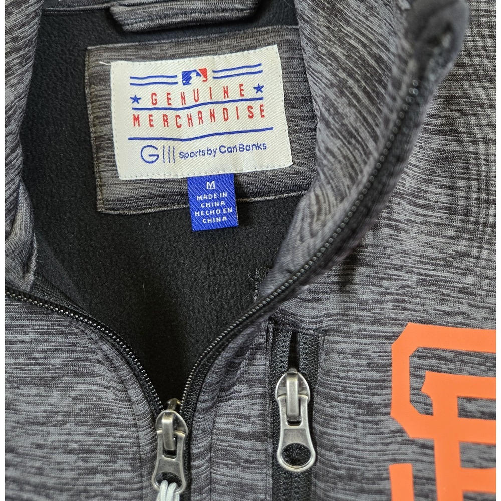 G-III Sports Carl Banks Women's  Collared Track Jacket‎ San Francisco Giants MED - Picture 4 of 8
